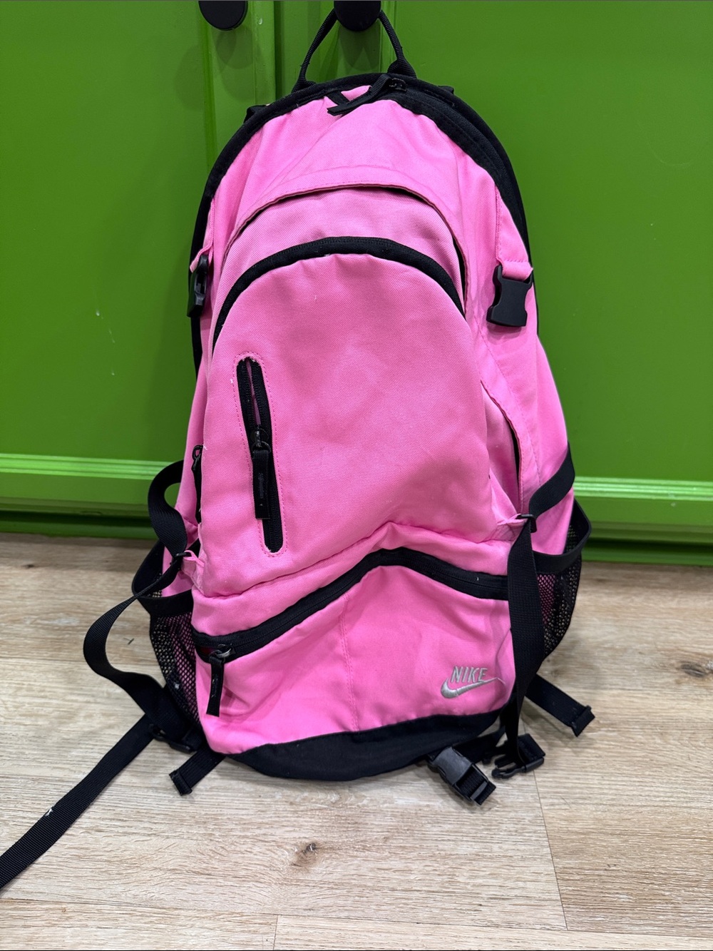 Nike Pink and Black Daypack Backpack